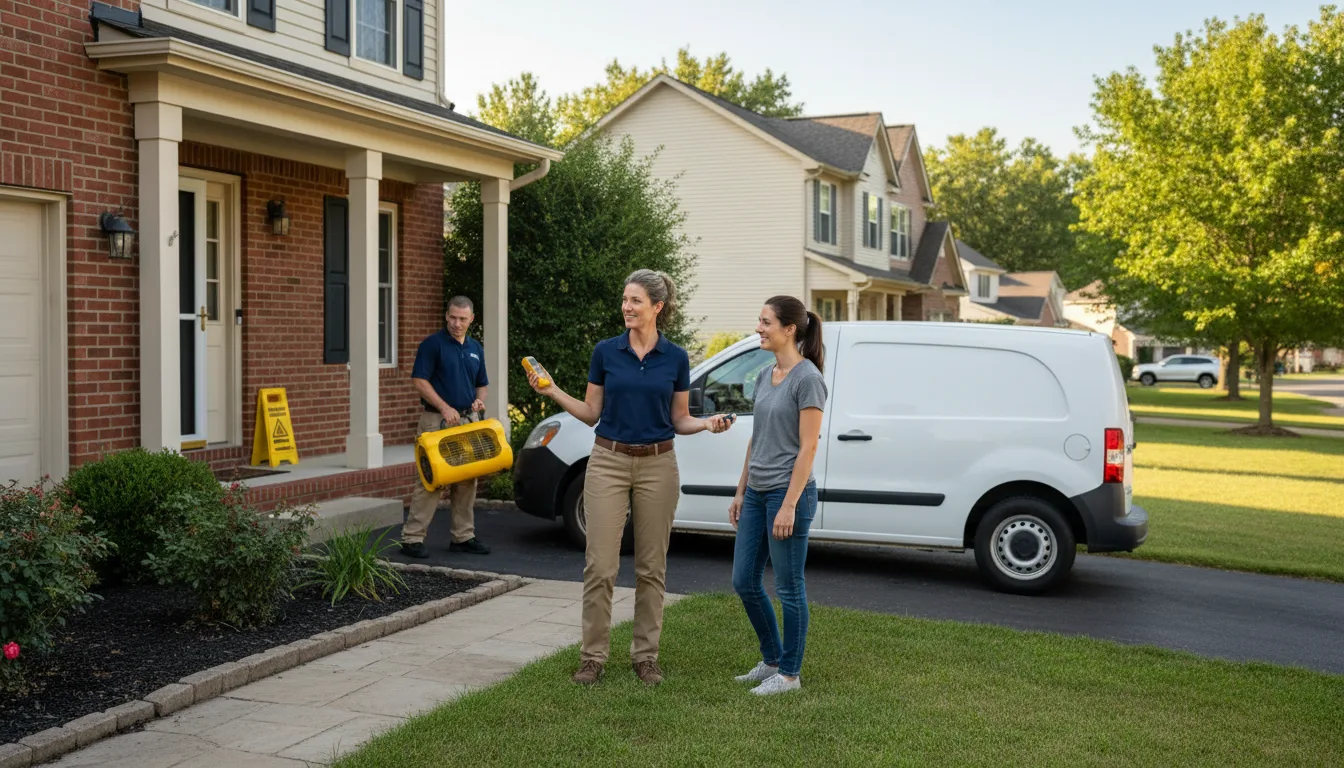 Water restoration image for Mold Remediation in Gypsum, OH